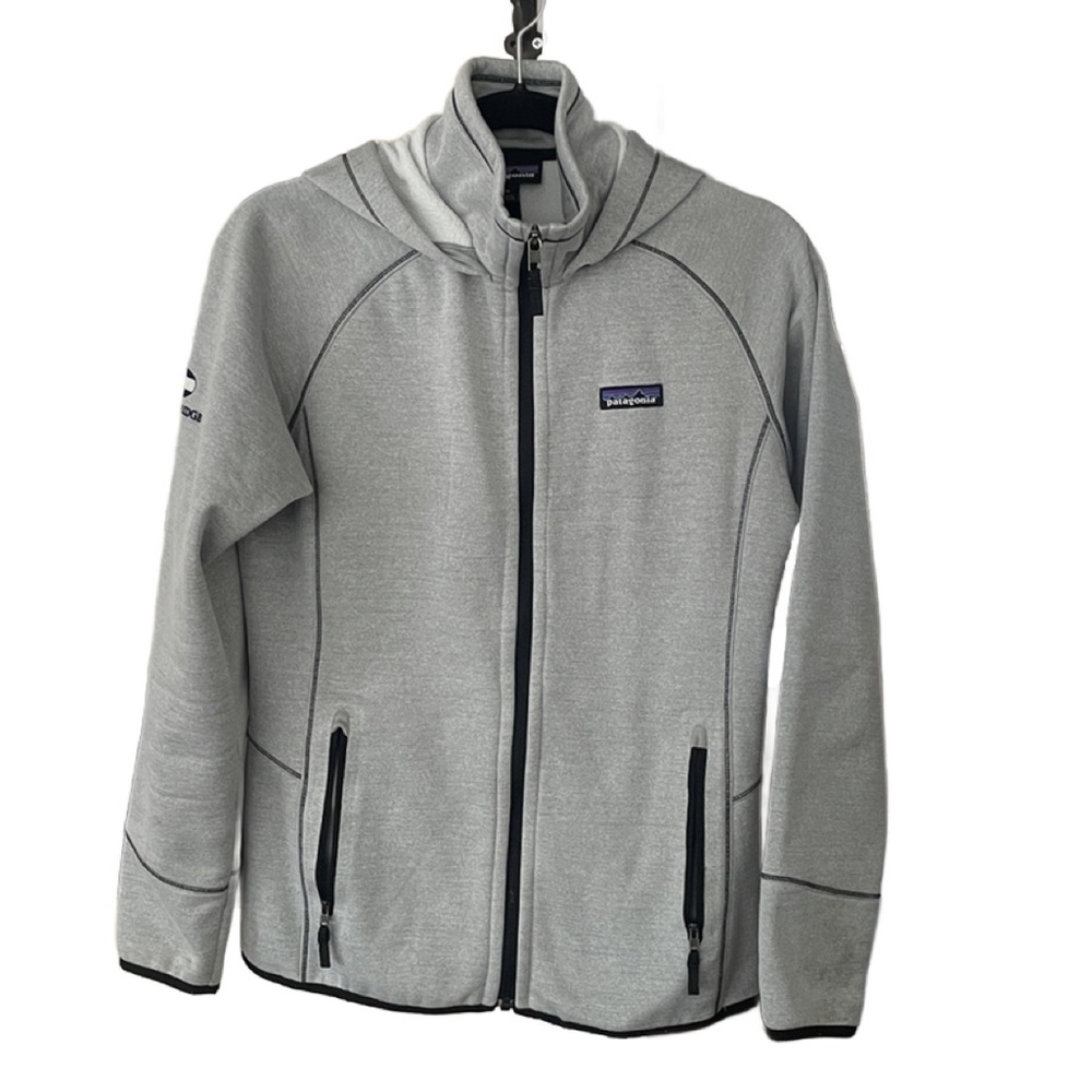 Patagonia hoodie  Light Gray Tech fleece Full-Zip